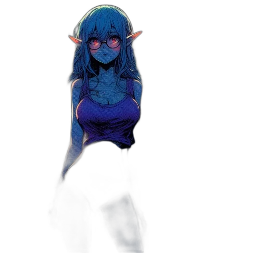 creature, mask, staff, face transparent PNG cut-out
