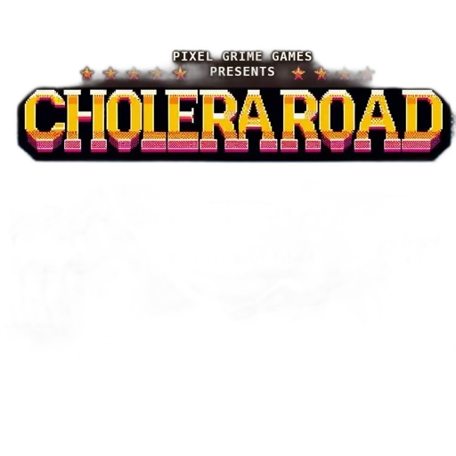 pixelated, retro-game, cholearroad, presents transparent PNG cut-out
