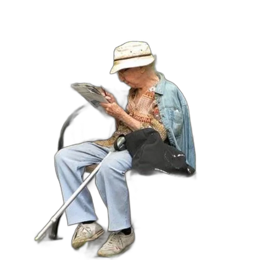 hat, jacket, staff, furniture transparent PNG cut-out