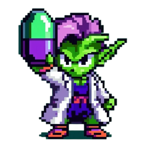 staff, jacket, pixel art, concept art transparent PNG cut-out