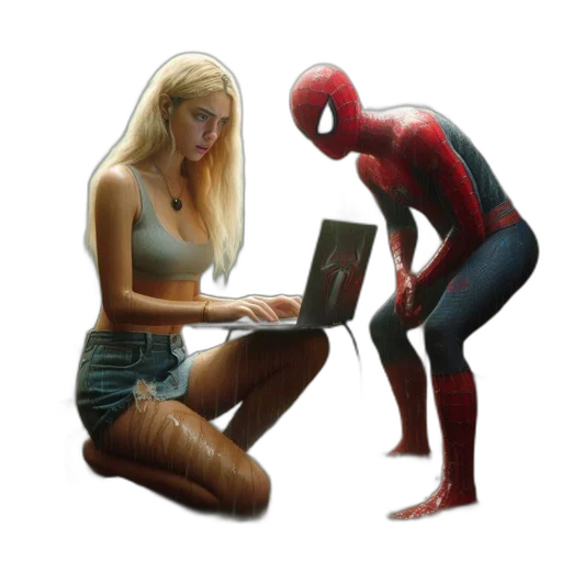 concept art, comic book art, fantasy art, 3d render transparent PNG cut-out