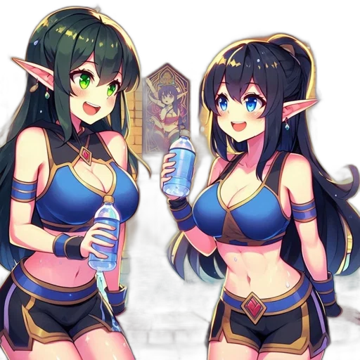 bottle, weapon, fantasy art, anime transparent PNG cut-out