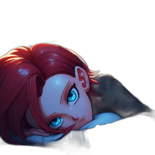 creature, face, concept art, anime transparent PNG cut-out