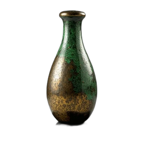 bottle, jewelry, photorealistic, 3d render transparent PNG cut-out