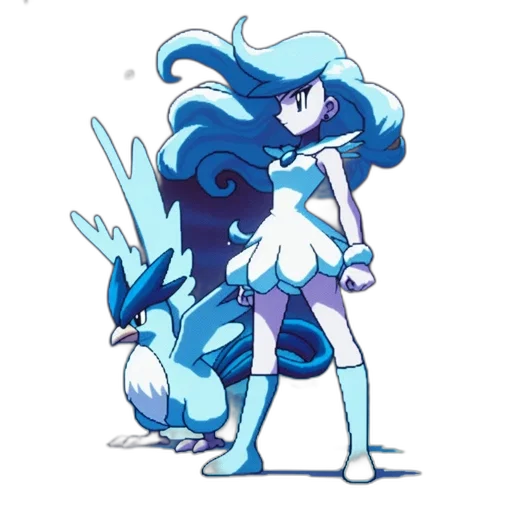 creature, staff, hair, weapon transparent PNG cut-out