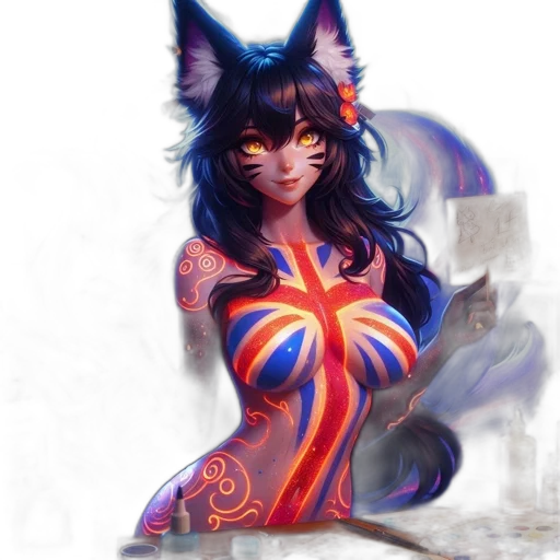 dress, staff, fantasy art, concept art transparent PNG cut-out