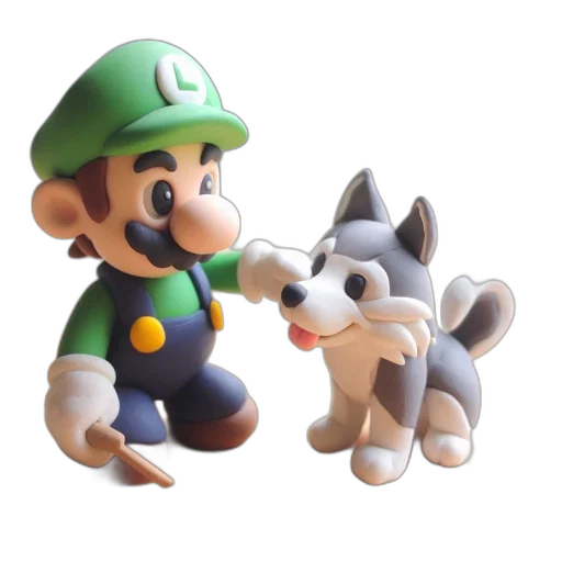 animal, staff, 3d render, concept art transparent PNG cut-out