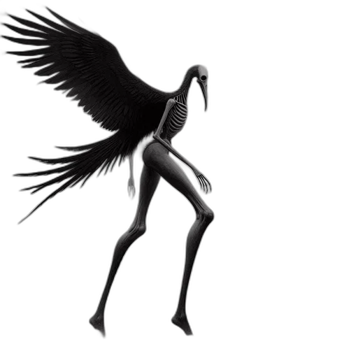 creature, animal, dragon, staff transparent PNG cut-out