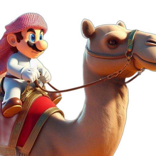 sword, hat, animal, 3d render transparent PNG cut-out