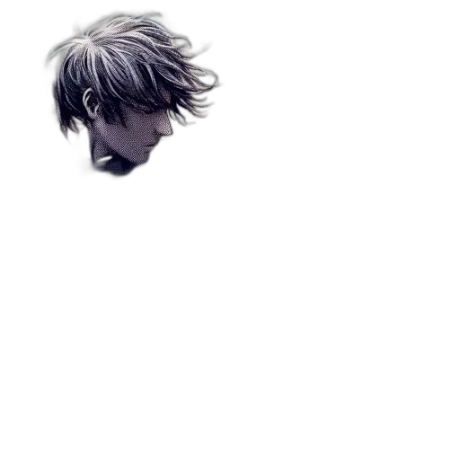 face, mask, creature, hair transparent PNG cut-out