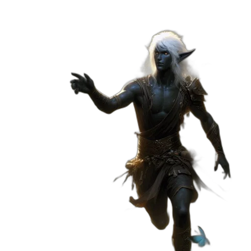 creature, staff, mask, sword transparent PNG cut-out