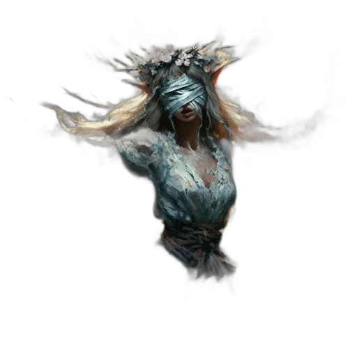 mask, face, creature, staff transparent PNG cut-out