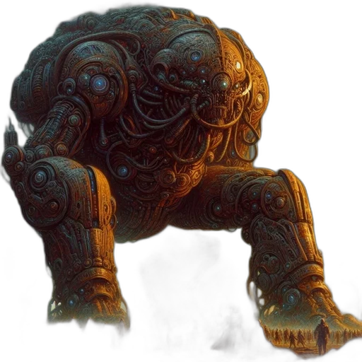 robot, creature, animal, weapon transparent PNG cut-out