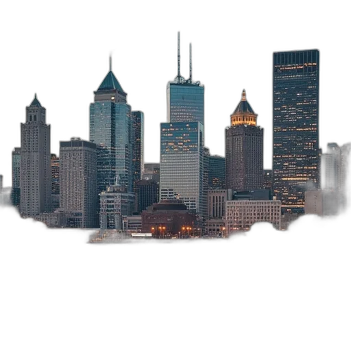 building, concept art, photorealistic, pixel art transparent PNG cut-out