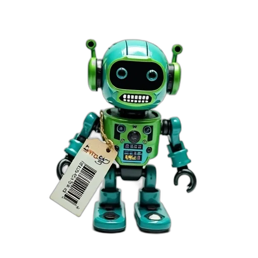 robot, 3d render, concept art, pixel art transparent PNG cut-out