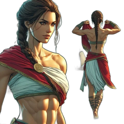 concept art, fantasy art, comic book art, photorealistic transparent PNG cut-out