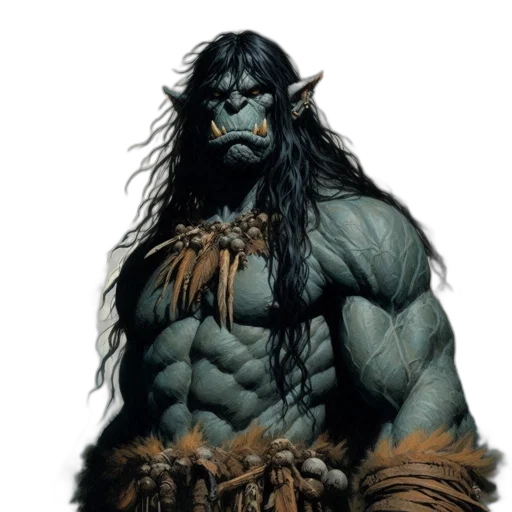 comic book art, fantasy art, concept art, muscular transparent PNG cut-out
