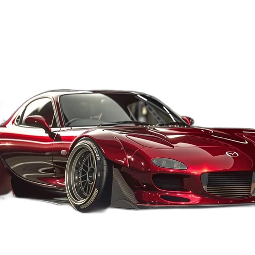 car, 3d render, photorealistic, concept art transparent PNG cut-out