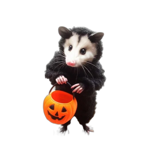 animal, creature, mask, jacket transparent PNG cut-out