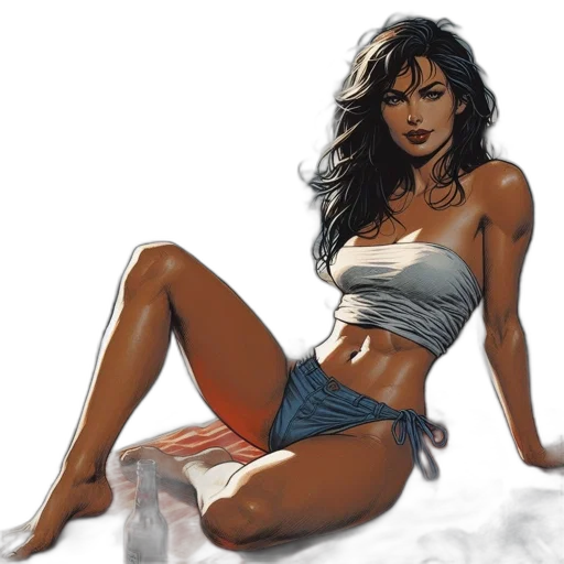 comic book art, photorealistic, concept art, fantasy art transparent PNG cut-out
