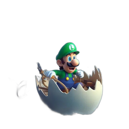 weapon, creature, hat, staff transparent PNG cut-out