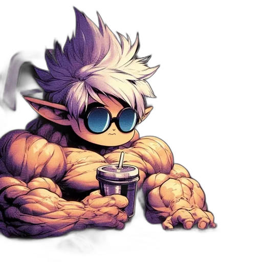 dragon, hair, pixel art, concept art transparent PNG cut-out