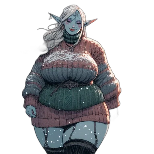 dress, jacket, creature, concept art transparent PNG cut-out