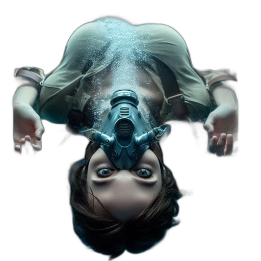bottle, mask, weapon, robot transparent PNG cut-out