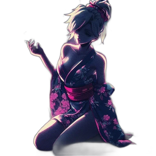 dress, flower, staff, weapon transparent PNG cut-out