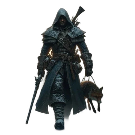 weapon, staff, sword, jacket transparent PNG cut-out