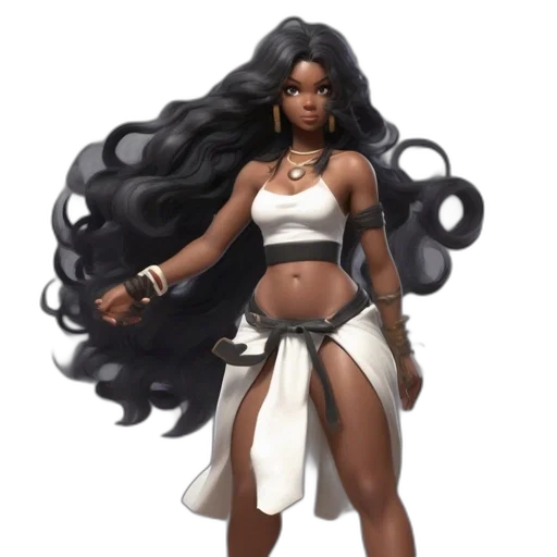 concept art, fantasy art, comic book art, 3d render transparent PNG cut-out