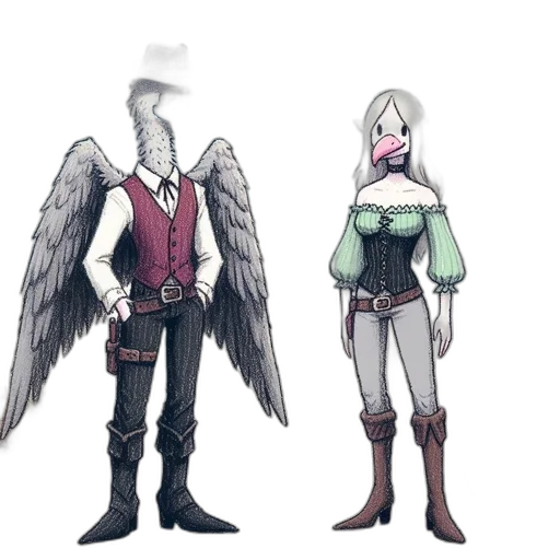 concept art, fantasy art, comic book art, pixel art transparent PNG cut-out