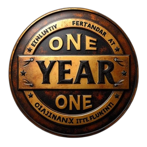 one, year, extended, warrant transparent PNG cut-out