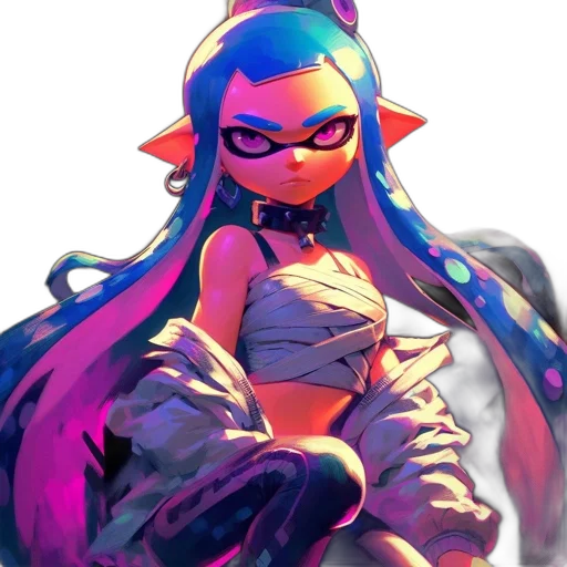 dress, jacket, weapon, hair transparent PNG cut-out