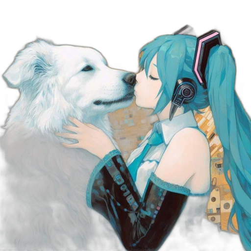 animal, anime, pixel art, fantasy art transparent PNG cut-out