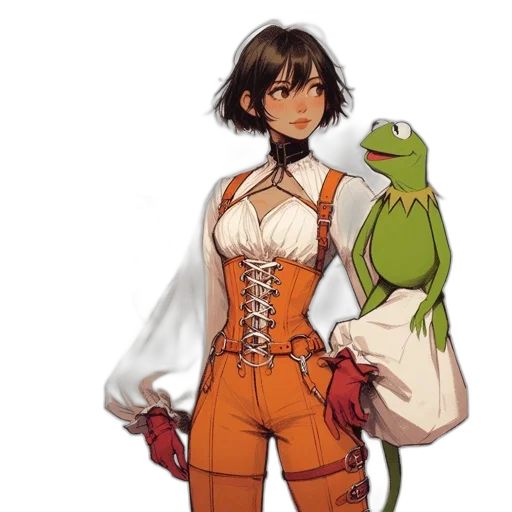 staff, dress, jacket, animal transparent PNG cut-out
