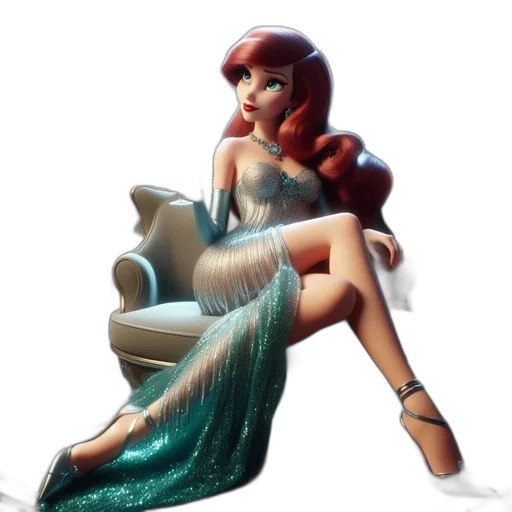 dress, furniture, 3d render, concept art transparent PNG cut-out