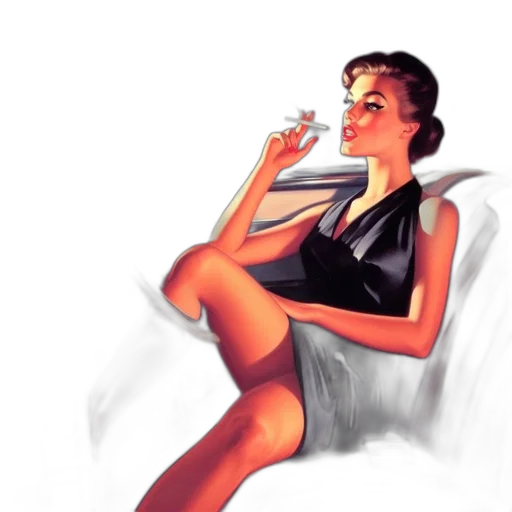 dress, concept art, photorealistic, cartoon transparent PNG cut-out