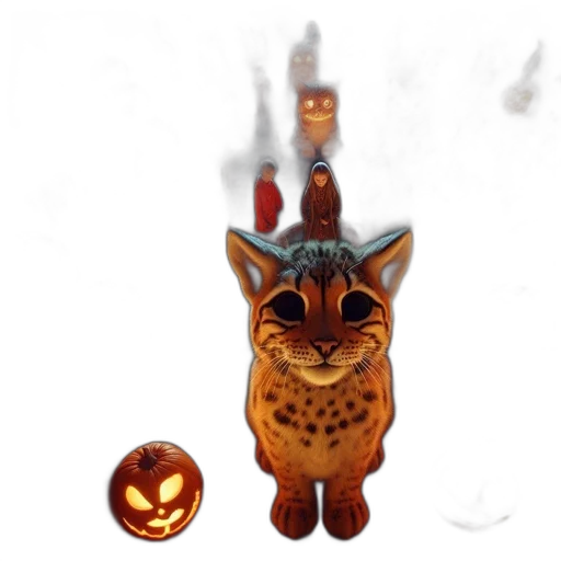staff, mask, animal, fantasy art transparent PNG cut-out