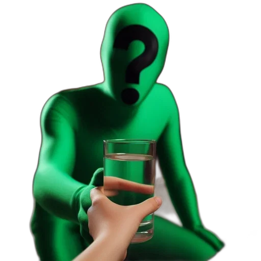 bottle, mask, creature, robot transparent PNG cut-out