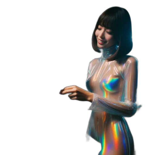dress, robot, jewelry, jacket transparent PNG cut-out