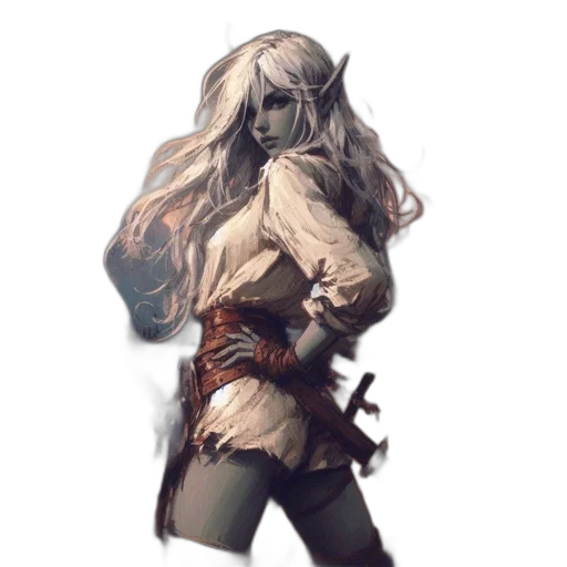 staff, weapon, sword, fantasy art transparent PNG cut-out
