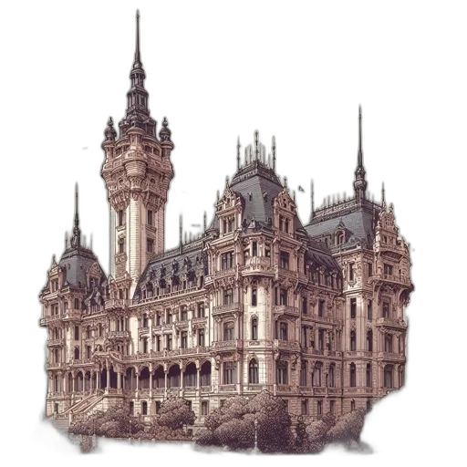 building, crown, furniture, concept art transparent PNG cut-out
