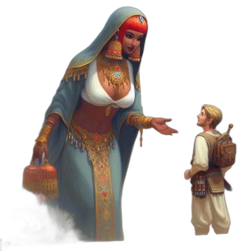 concept art, fantasy art, pixel art, oil painting transparent PNG cut-out