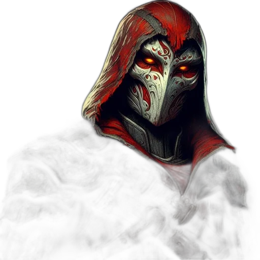 mask, face, creature, staff transparent PNG cut-out