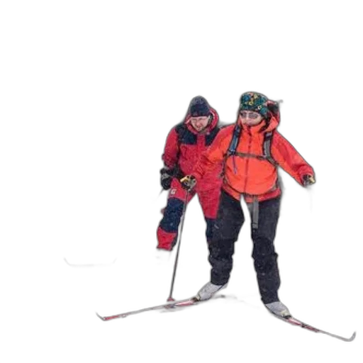 staff, jacket, snow, group transparent PNG cut-out