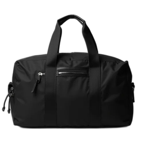 jacket, 3d render, duffel, bag transparent PNG cut-out