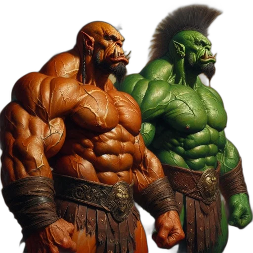 concept art, fantasy art, comic book art, photorealistic transparent PNG cut-out