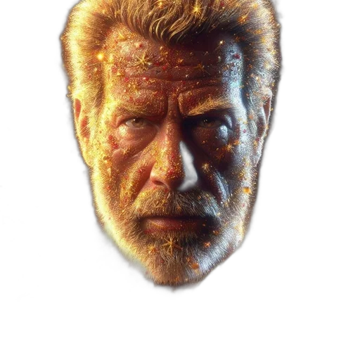 face, mask, jacket, staff transparent PNG cut-out