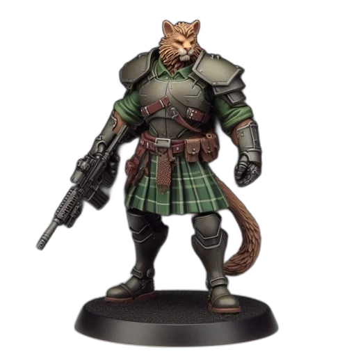 concept art, fantasy art, detailed, figurine transparent PNG cut-out